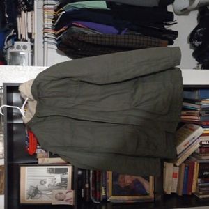 Coat, outdoor life,  green, LG